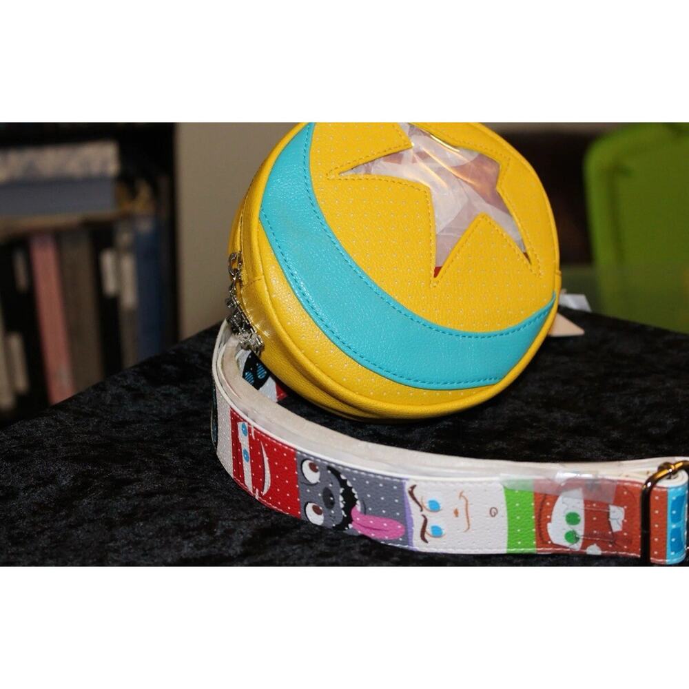 NWT Pixar Pin Crossbody with bonus Attachable Pixar character Strap